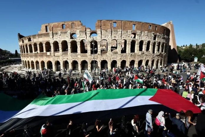 ইউরোপজুড়ে গাজা ইস্যুতে বিক্ষোভ