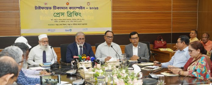 মাসব্যাপী টাইফয়েড টিকাদান ক্যাম্পেইন,সংক্রমণজনিত অসুস্থতা ও মৃত্যুহার হ্রাস করবে: অধ্যাপক ডা. মোঃ সায়েদুর রহমান