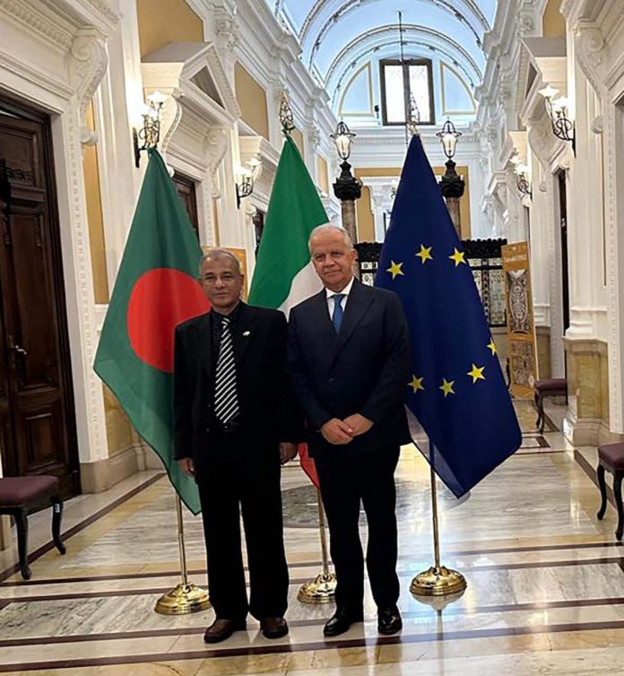 বাংলাদেশ-ইতালি স্বরাষ্ট্রমন্ত্রী পর্যায়ের বৈঠক অনুষ্ঠিত