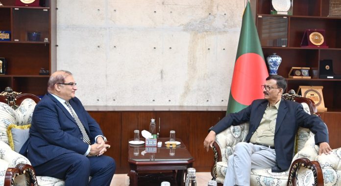 পাকিস্তানের হাইকমিশনারের পররাষ্ট্র উপদেষ্টার সাথে সাক্ষাৎ