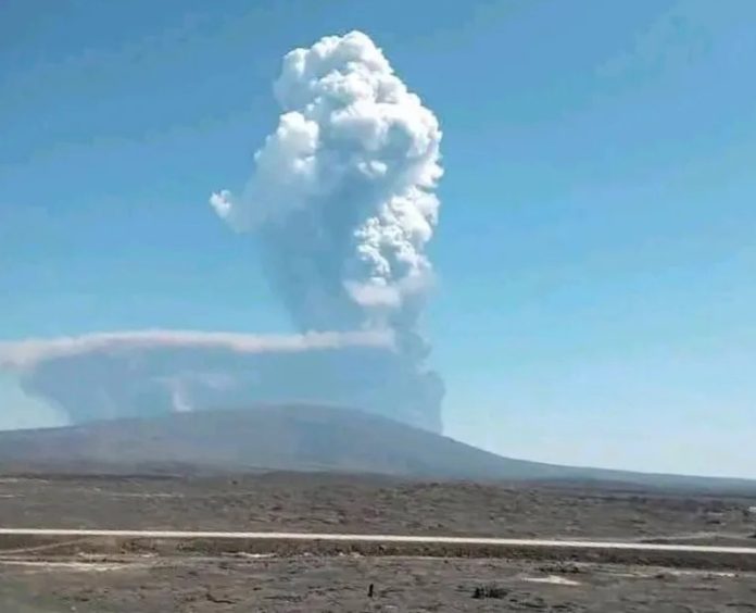 ১২ হাজার বছর পর ইথিওপিয়ার আগ্নেয়গিরির অগ্ন্যুৎপাত